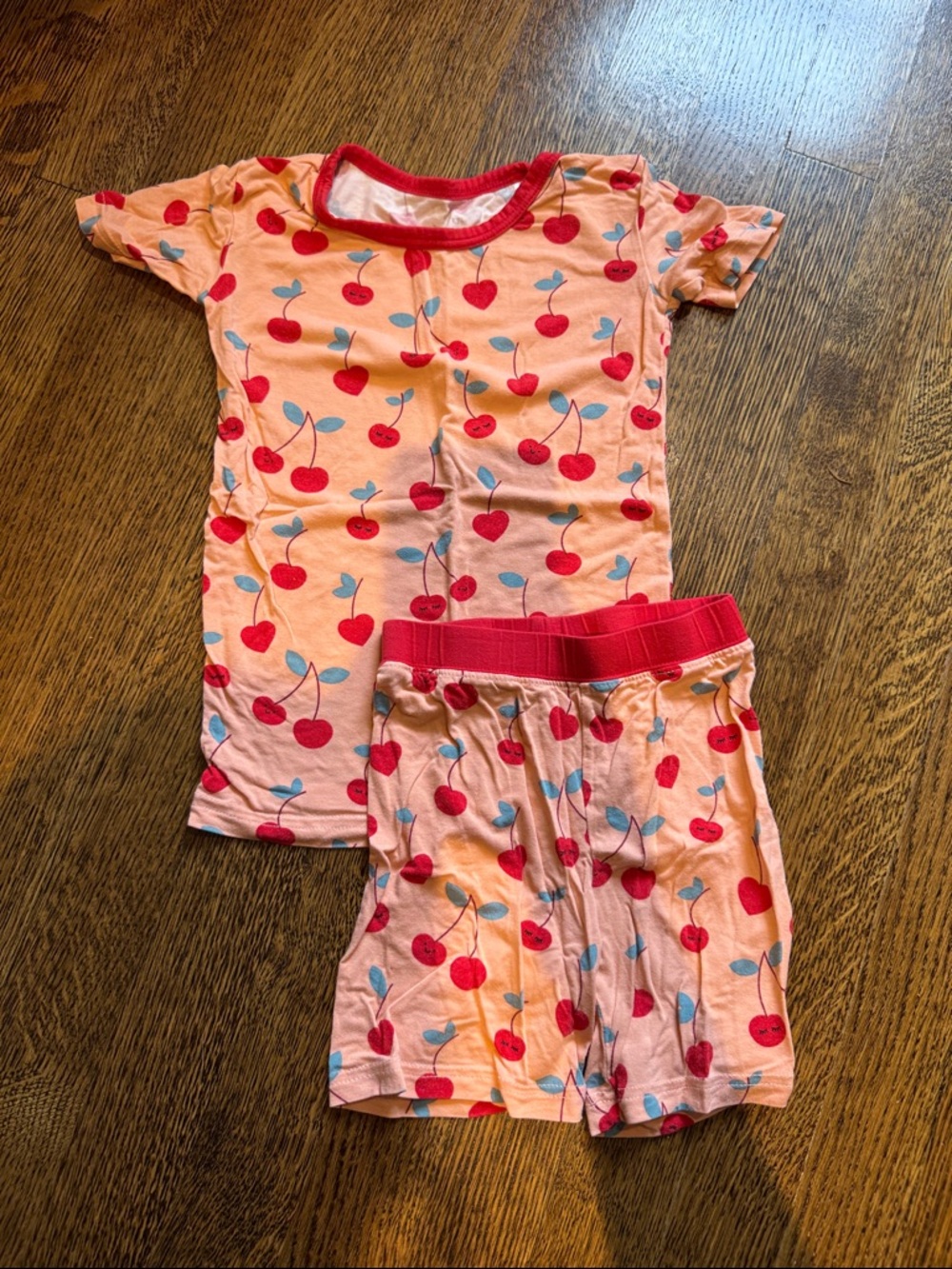 Cherry Print Pajama Set
